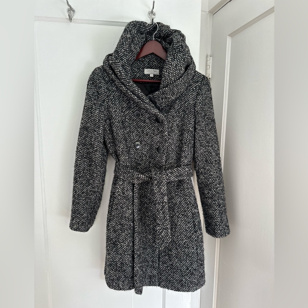 Calvin Klein Premium Wool Coat- size 8